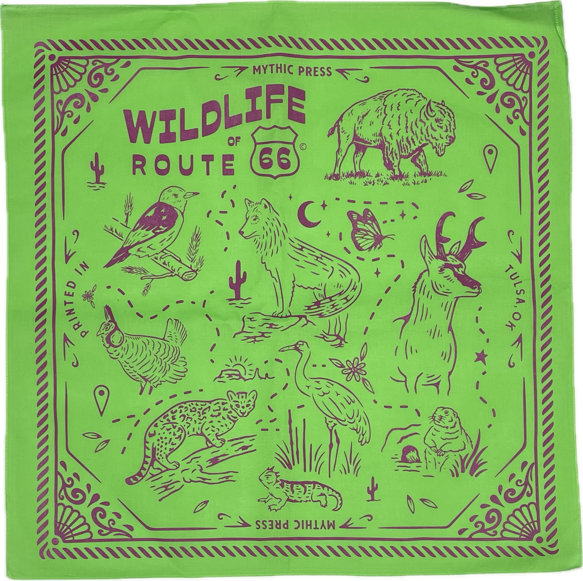 Route 66 Bandana – Mythic Press