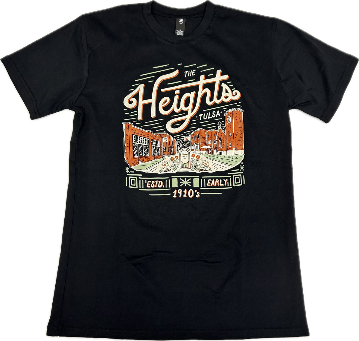 Brookside Neighborhood Tee - Tulsa, OK – Mythic Press