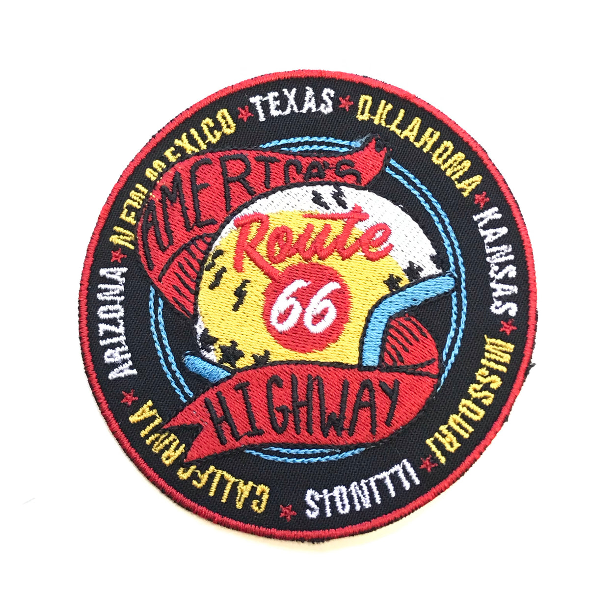 Route 66 Helmet Patch – Mythic Press