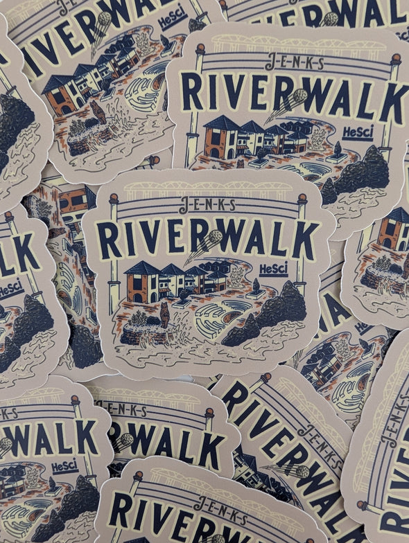 Jenks Riverwalk sticker