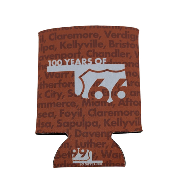 Route 66 Centennial Koozie Orange
