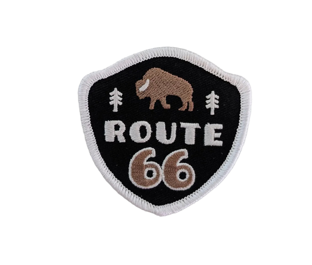 Route 66 Bison Patch – Mythic Press