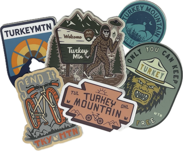 Turkey Mountain Sticker Pack