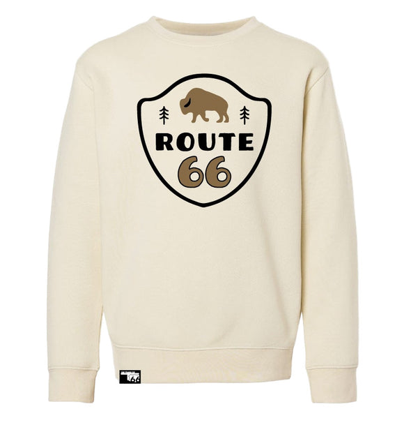 Route 66 Youth Crewneck