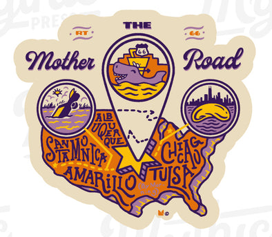 Mother Road Market Sticker