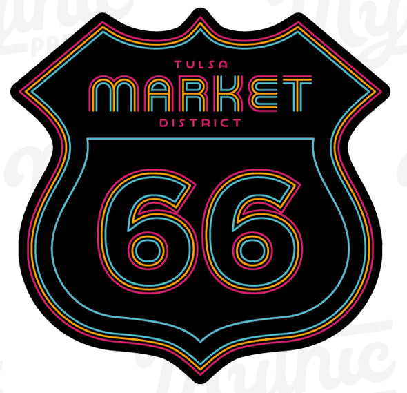 Tulsa Market District Sticker