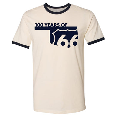 Route 66 Centennial Ringer Tee