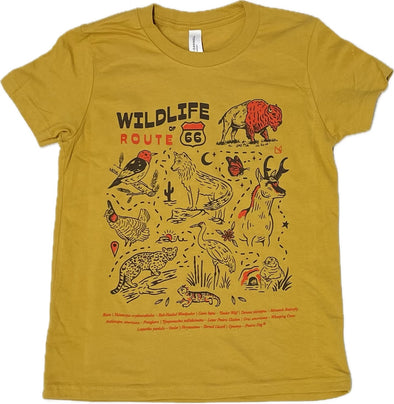 Wildlife Route 66 Youth Tee