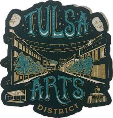 Tulsa Arts District Neighborhood Sticker