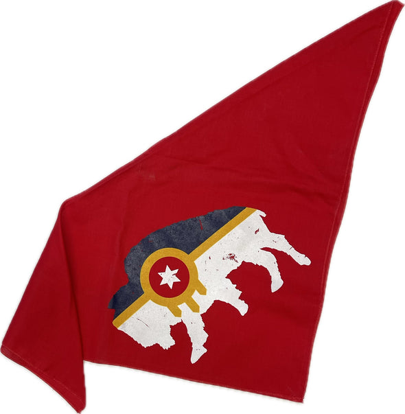Tulsa Bison Flag Bandana