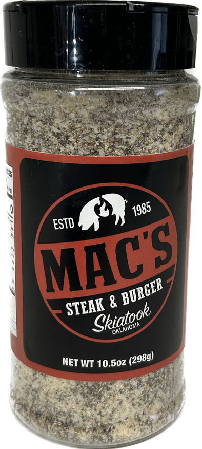 Mac's BBQ Steak and Burger Seasoning