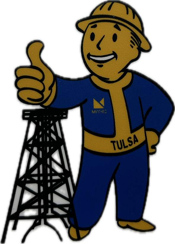 Vault Boy Driller Sticker