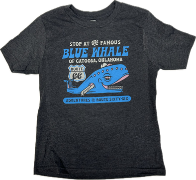 Blue Whale of Catoosa Route 66 Youth T-Shirt