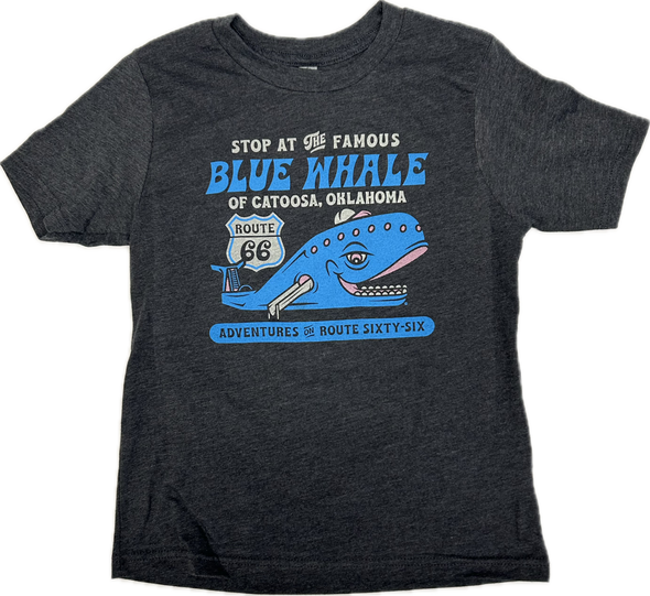 Blue Whale of Catoosa Route 66 Youth T-Shirt