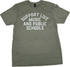 Support Live Music and Public Schools Tee