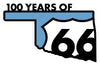 Oklahoma Route 66 Centennial Sticker 3"
