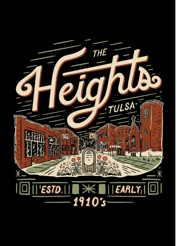 The Heights Neighborhood Print