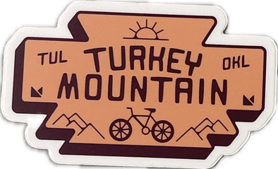 Turkey Mountain Bike Sticker