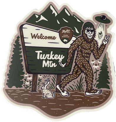 Turkey Mountain National Park Sticker
