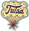 Tulsa Explosion Sticker