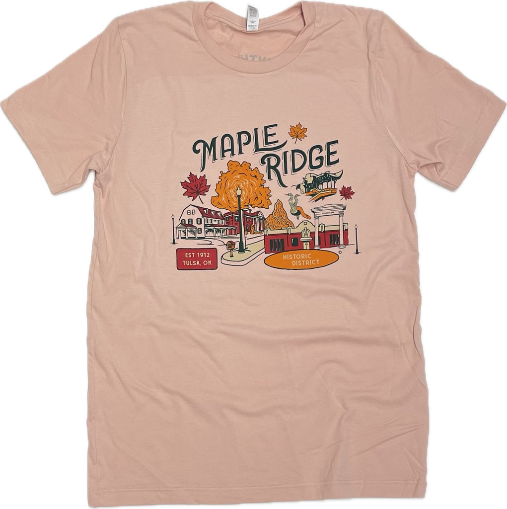 Maple Ridge - Tulsa Neighborhood Tee – Mythic Press