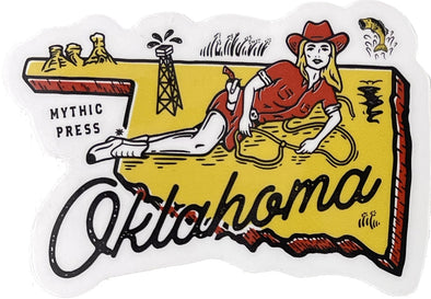 Oklahoma Lady Sticker