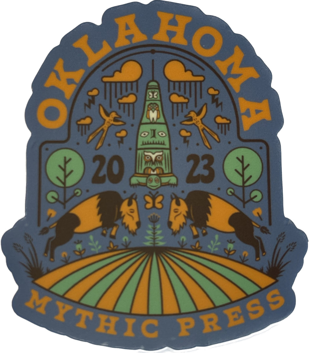 Oklahoma Series Sticker - Totem – Mythic Press