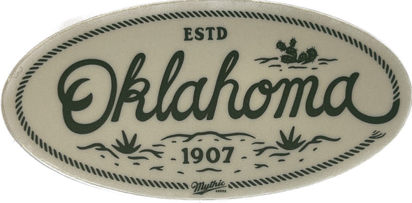Oklahoma Series Sticker - ESTD 1907
