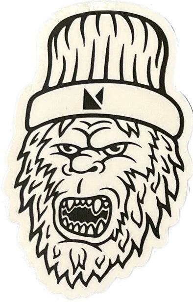 Mythic Sasquatch Head Sticker