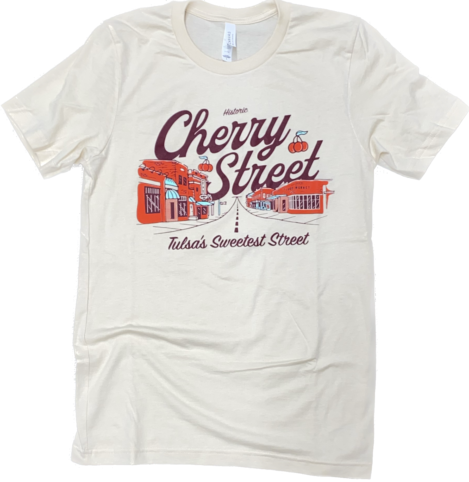 Cherry Street Neighborhood Tee - Tulsa, OK – Mythic Press