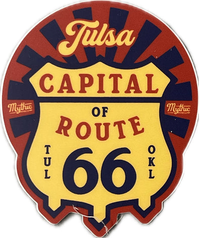 Capital of Route 66 Sticker