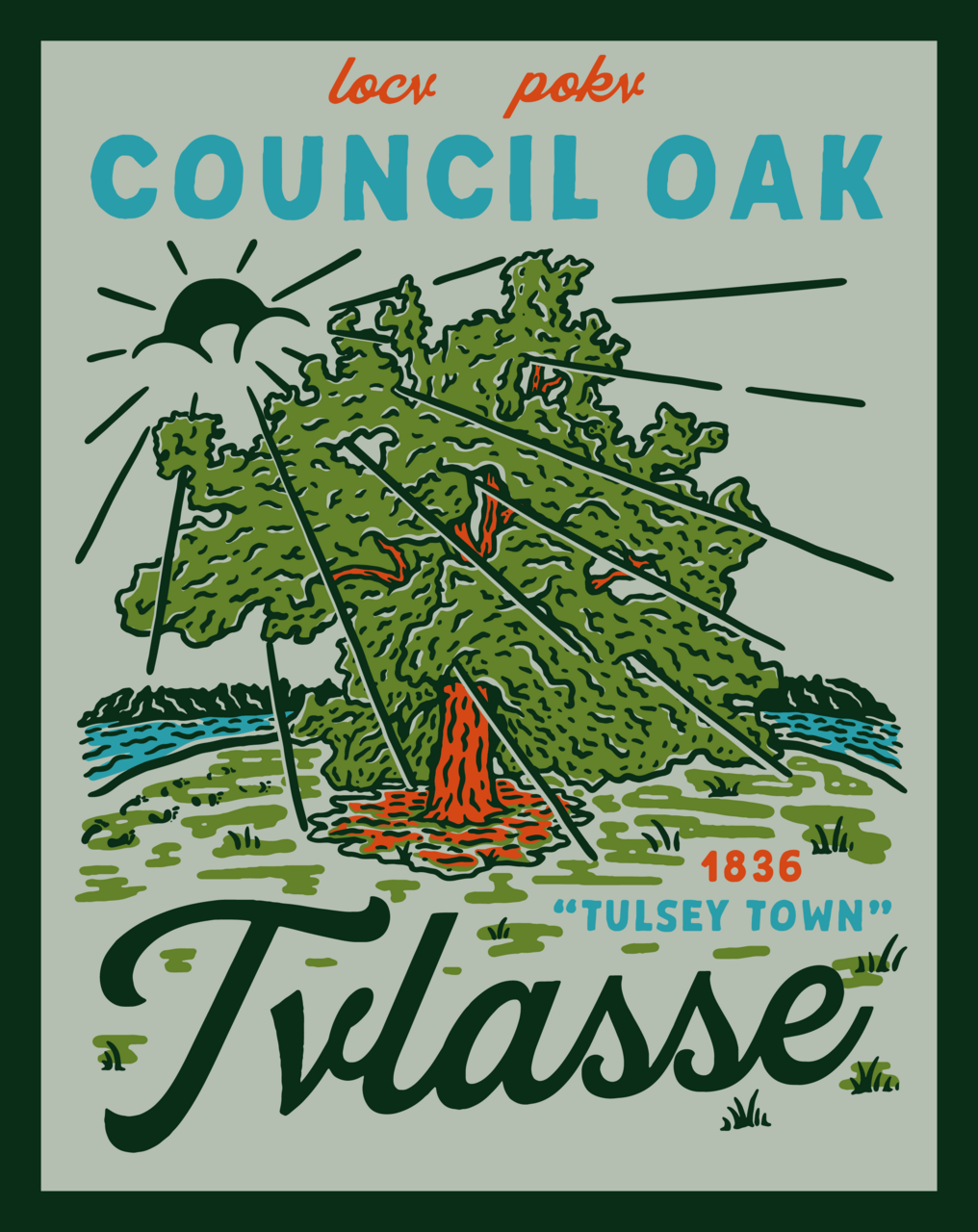 Mythic Press Council Oak Tree Sticker – Mythic Press