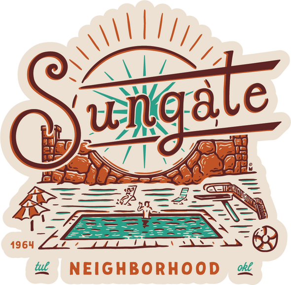 Sungate Neighborhood Sticker