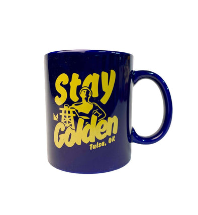 Stay Golden Tulsa mug