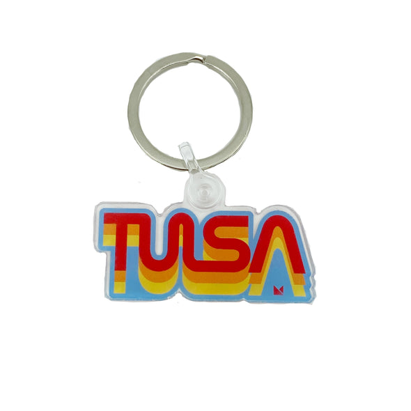 Tulsa Nasa Keychain