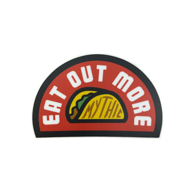 Eat Out More Sticker