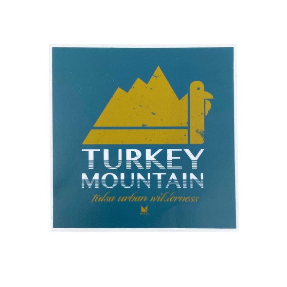 Turkey Mountain Square Sticker