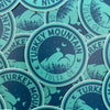 Turkey Mountain Circle Sticker