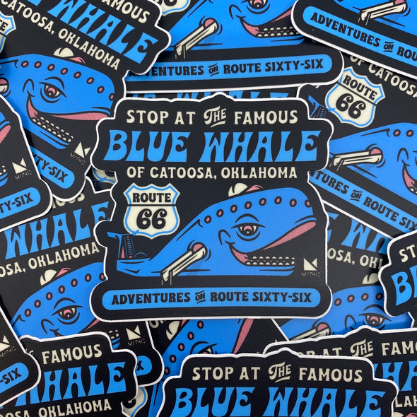 Blue Whale of Catoosa Sticker