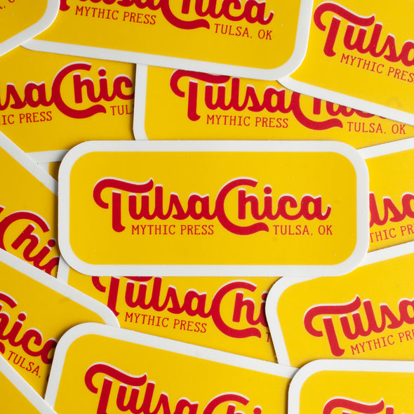 Tulsa Chica Sticker