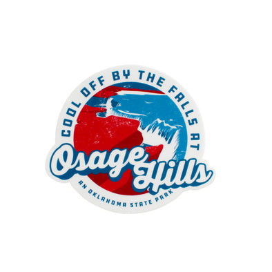 Cool Off Osage Hills Sticker