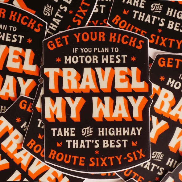 Travel My Way sticker