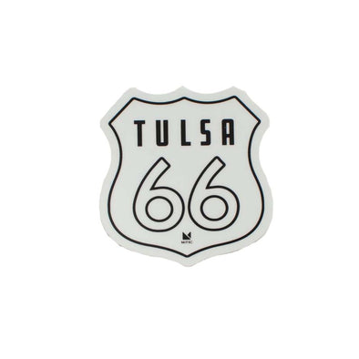 Tulsa Route 66 - (black & white)