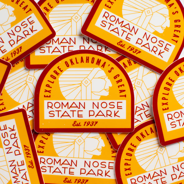 Roman Nose State Park Sticker